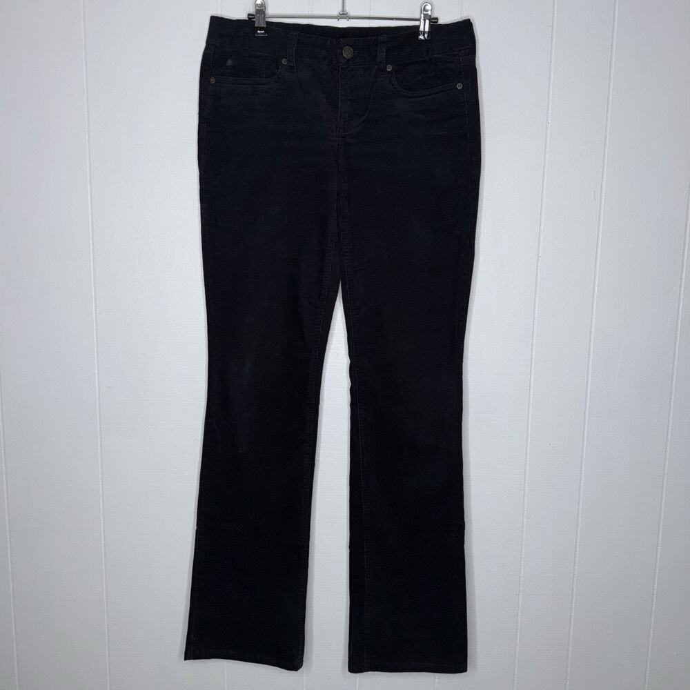 J.Crew Women’s Favorite Fit Corduroy Pants Black Size 30 Tall